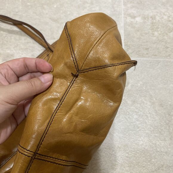 Hobo Shoulder Purse Friar Brown Distress Leather Sophisticated office - Picture 5 of 16